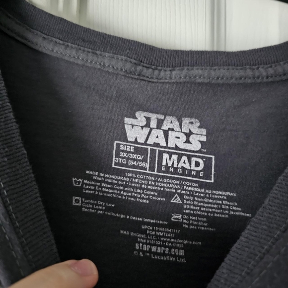 Baby yoda mandalorian grey disney tshirtSize 3x - Picture 3 of 3